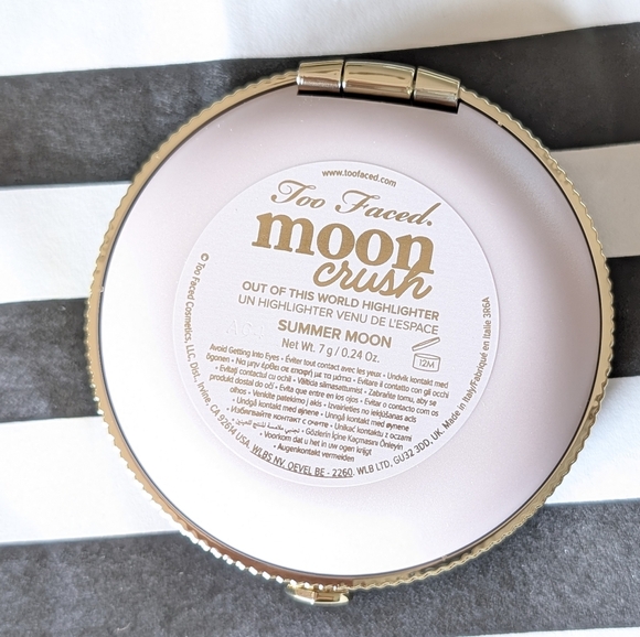 New In Box TOO FACED MOON CRUSH HIGHLIGHTER Summer Moon Tone - Picture 12 of 12